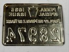 1935 Pennsylvania Special Issue Hunting License Metal Tag Pa  28974
