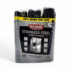 Weiman Stainless Steel Kitchen Home Appliance Cleaner   Polish  17 Oz - 3 Pack