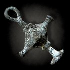 9th Bc - 1st Ad Ancient Bronze Celtic Druid Cage Pendant