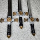 Knights Swords Set Of 3 Electronic Sound 26 Inch Plastic Prop