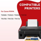 Pg-275xl Cl-276xl Ink Cartridges For Canon Pixma Tr4722 Tr4700 Ts3722 Ts3522 Ink