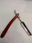 Vintage Dubl Duck Solingen Straight Razor Restored Rosewood Artisan Handmade 