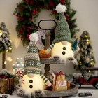 Lighted Christmas Gnome Doll Knitted Led Night Light Holiday Decor