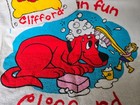 2pc Clifford The Big Red Dog 2002 Bath Towel   Face Cloth 100  Cotton Never Used