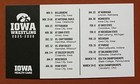 2025-2026 Iowa Hawkeyes Schedule      College Wrestling Sked Super Cool       