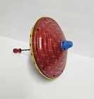 Vintage Spinning Tin Toy Top Multicolor Antique Design Kids Toy