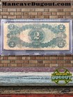 1917  2 Two Dollar Us Legal Tender Note Red Seal Large Paper Money-7682a