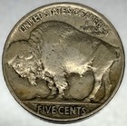 1913 -p Buffalo Nickel  Type 2   Vf Condition First Year 5c Us Coin -5577