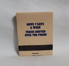 Vintage Matchbook A-1 Professional Apartment Movers Houston Texas Advertising