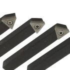 5 Pc 1 4  Indexable Carbide C6 Insert Tool Bit   Holder Mini Lathe Set
