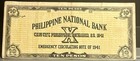 1941 Philippines Cebu 10 Pesos Emergency Notes Wwii National Bank  81246