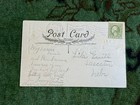 Vintage Christmas Holiday Postcard - Postmarked 1920 -  a Merry Christmas    