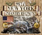 98th New York Infantry Regiment Union American Civil War Themed Mouse Pad