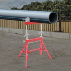 1134kg 2500lbs Pipe Roller Support Stand Height Adjustable Pipe Support Holder