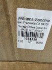 Williams Sonoma-  Vintage Etched Goblets 9 Oz Set Of 4-new