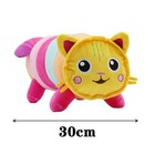 Gabby   s Dollhouse 10  Plush Pillow Cat Purr-ific Stuffed Animals Plushie Dolls