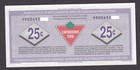  unc 10 Notes  Canada Canadian Tire Money 25 Cents