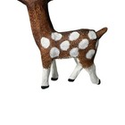 Vintage Paper Mache Deer Reindeer Figurine  Christmas Decor Brown 14   