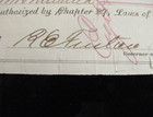 Civil War Delaware County New York Volunteers Certificate Sg Dby Governor Fenton