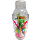 Martini Golf Mini Shaker 3-1 4  Durable Plastic Tees 12-pack Of Assorted Colors