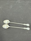 Set 2 International  joan Of Arc  Sterling Silver Iced Tea Spoons 60 Grams