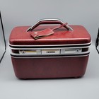 Samsonite Silhouette Train Overnight Case W mirror Key Luggage Tag