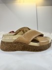 Dansko Bridget Sandal Honey Distressed Soft Leather Size 39 Dressy Comfort Shoes