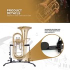Adjustable Tuba Stand Holder     Durable  Lightweight  Foldable Design With
