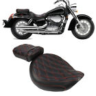 2-up Seat Red Diamond For Honda Spirit Shadow Ace Vt750 1998 1999 2000 2001-2003
