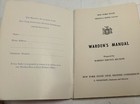 Vintage 1950 s Warden s Manual Warden New York Civil Air Defense Manual Booklet