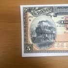 Yucatan Peninsular Mexicano Bank Note S465a 1914 Mexico 5 Peso