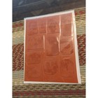 New Uncut Rubber Stamp Sheet Various Scenes Very Cool And Interesting