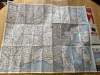Vintage Aaa Southeastern States Road Map Travel Guide Folded Brochure Usa