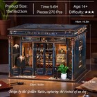 Diy Doll House Kit Bespoke Tailor Shop Miniature House Kit 3d Wooden Puzzle 14 