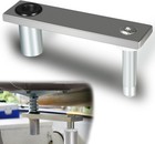7062-3 Swivel Offset Marine Seat Mount Zinc-plated Steel 6-inch 360   Rotation