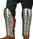 Medieval Knight Steel Leg Armor Greaves   Gothic Warrior Larp Costume Cosplay