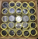 Kennedy Half Dollar Rolls   5 Rolls Sealed   Unsearched Bank Rolls  50 Total Fv