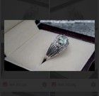 Gems Tv 18k Yellow Gold Paraiba Tourmaline Diamond Prong Engagement Ring 7