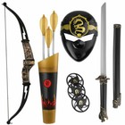 Kids Warrior Ninja Weapons Pretend Play Bow And Arrow Archery Toy Set Sword Mask