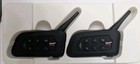 Ejeas V4 Plus Motorcycle Interphone Bluetooth Helmet Intercom 2 Pack 