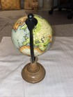 Desktop World Map Rotating Globe With Wooden Base 10 