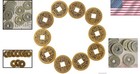 Authentic Chinese Feng Shui Coins - 10 Pcs For Wealth And Success Enhancement