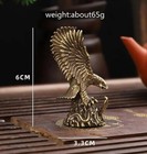 Brass Eagle Animal Statue Small Sculpture Tabletop Figurine Home Decor Gifts