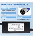 Yzpower 58 8v 2a Battery Charger For 52v 15ah Lithium-ion Battery Packs Featu   