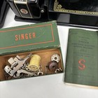 Singer 221-1 Featherweight Portable Electric Sewing Machine Case   Manual