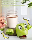 Turtle Cup Holder Funny Tea Coaster 3d Printed With Interactive Expression