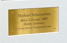 Signed Michael Schumacher Formula One Ferrari Autograph Photo Picture Frame F1 G