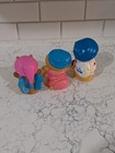 Lot Of 3 Playskool Glo Friends Glow Worm Bug Finger Figure Toys Vintage Hasbro