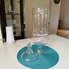 Antique Apothecary Hand Blown Candy Display Glass Jar Bottle Drugstore Pharmacy