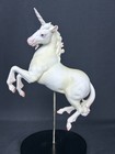Vintage Enesco Taiwan Rare White Rearing Unicorn Figurine Display Stand 9 75 